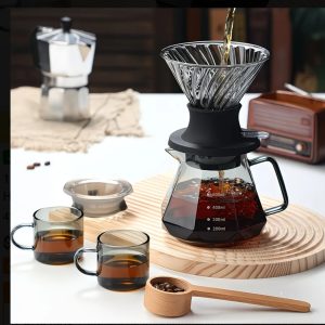 Cafetera de Vidrio Borosilicato 400ml / 600ml