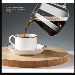Filtro de Café de Vidrio Borosilicato